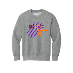 Big Katz Softball - Port & Company® Youth Core Fleece Crewneck Sweatshirt