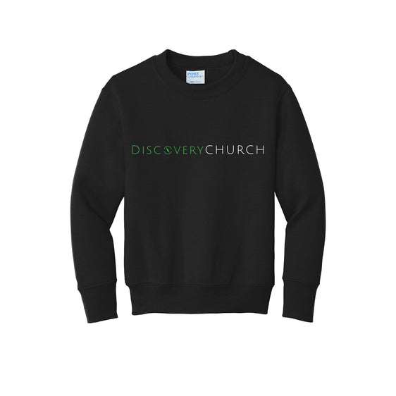 Discovery Church - Port & Company® Youth Core Fleece Crewneck Sweatshirt