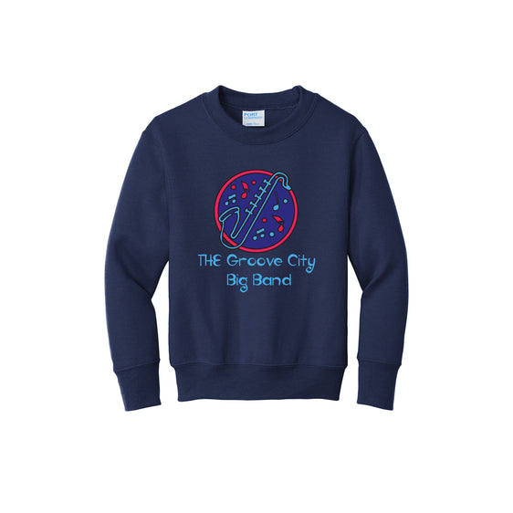 Groove City Band - Port & Company® Youth Core Fleece Crewneck Sweatshirt