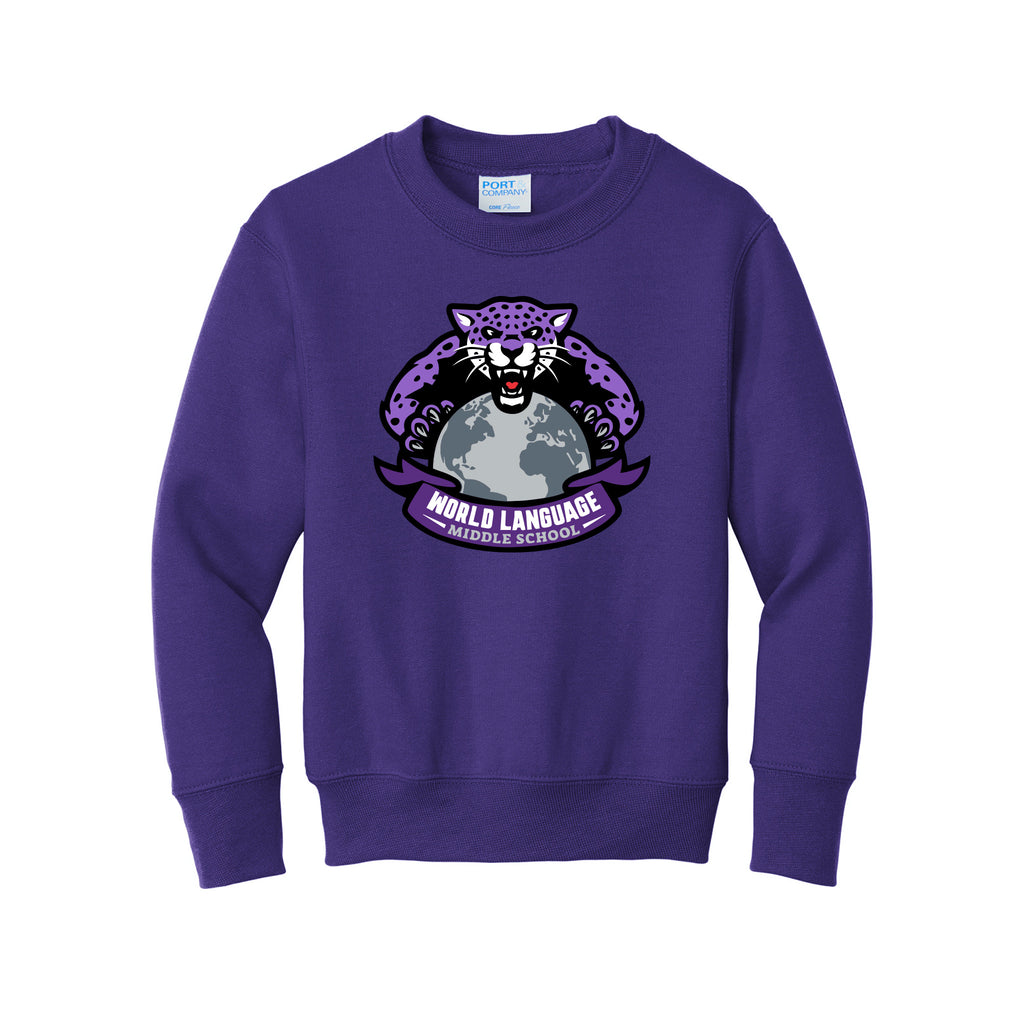 WLMS - Port & Co™ YOUTH Core Fleece Crewneck Sweatshirt