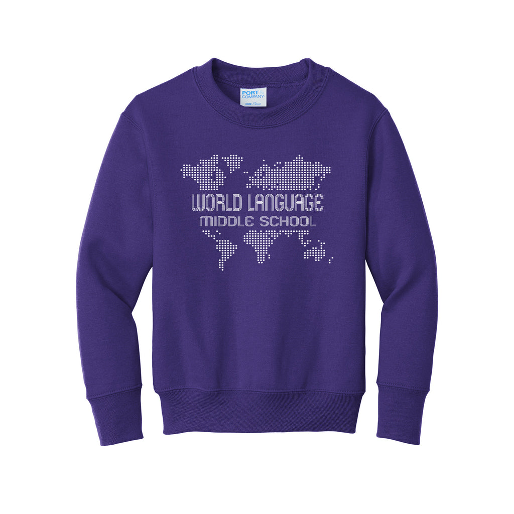 WLMS - Port & Co™ YOUTH Core Fleece Crewneck Sweatshirt