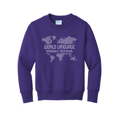 WLMS - Port & Co™ YOUTH Core Fleece Crewneck Sweatshirt