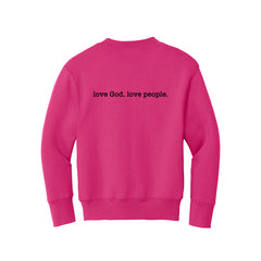 New Way - Port & Co™ Youth Core Fleece Crewneck Sweatshirt
