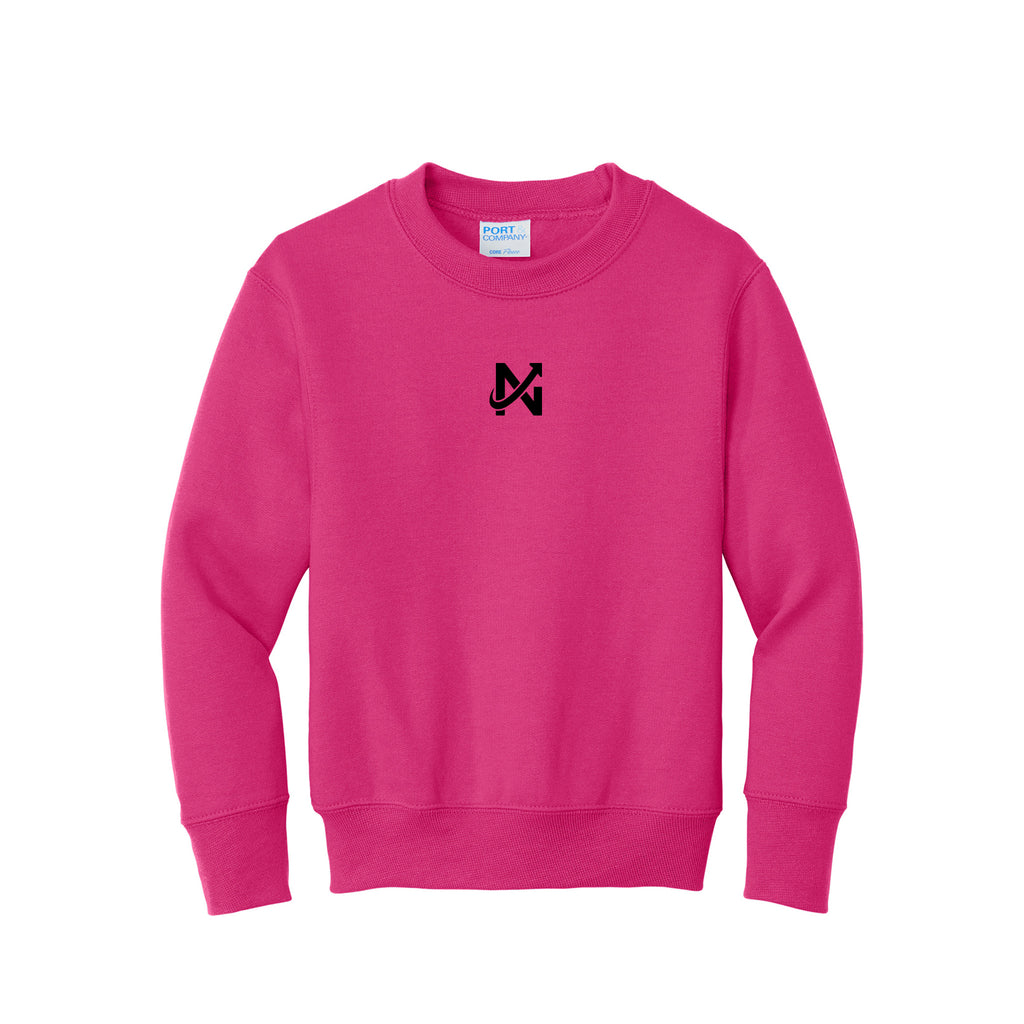 New Way - Port & Co™ Youth Core Fleece Crewneck Sweatshirt