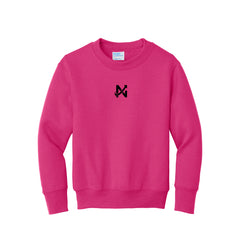 New Way - Port & Co™ Youth Core Fleece Crewneck Sweatshirt