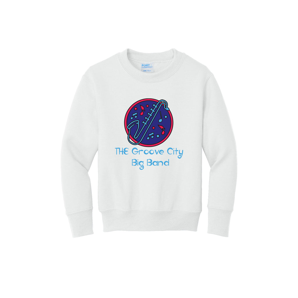 Groove City Band - Port & Company® Youth Core Fleece Crewneck Sweatshirt