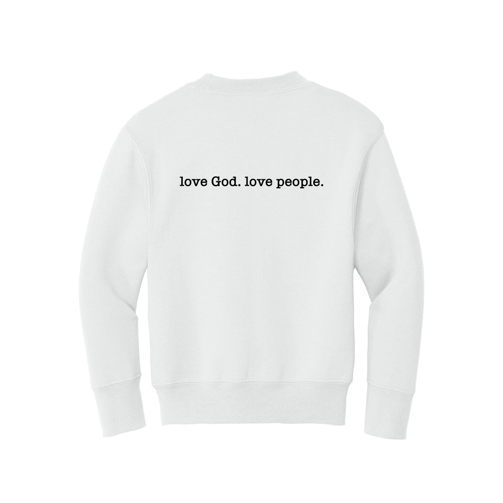 New Way - Port & Co™ Youth Core Fleece Crewneck Sweatshirt