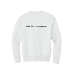 New Way - Port & Co™ Youth Core Fleece Crewneck Sweatshirt