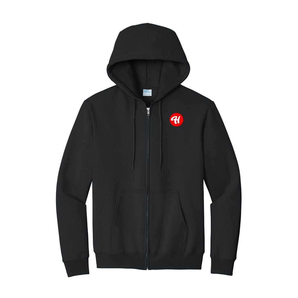 Hometeam Properties - Port & Company® Essential Fleece Full-Zip Hooded Sweatshirt
