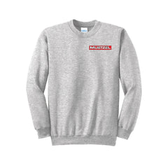 Muetzel - Port & Company® Essential Fleece Crewneck Sweatshirt FRONT ONLY