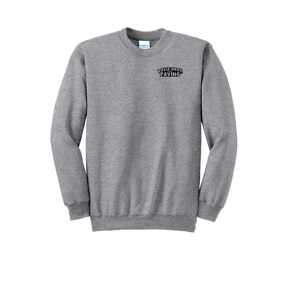 Roese Bros. Paving - Port & Company® Essential Fleece Crewneck Sweatshirt FRONT LC ONLY