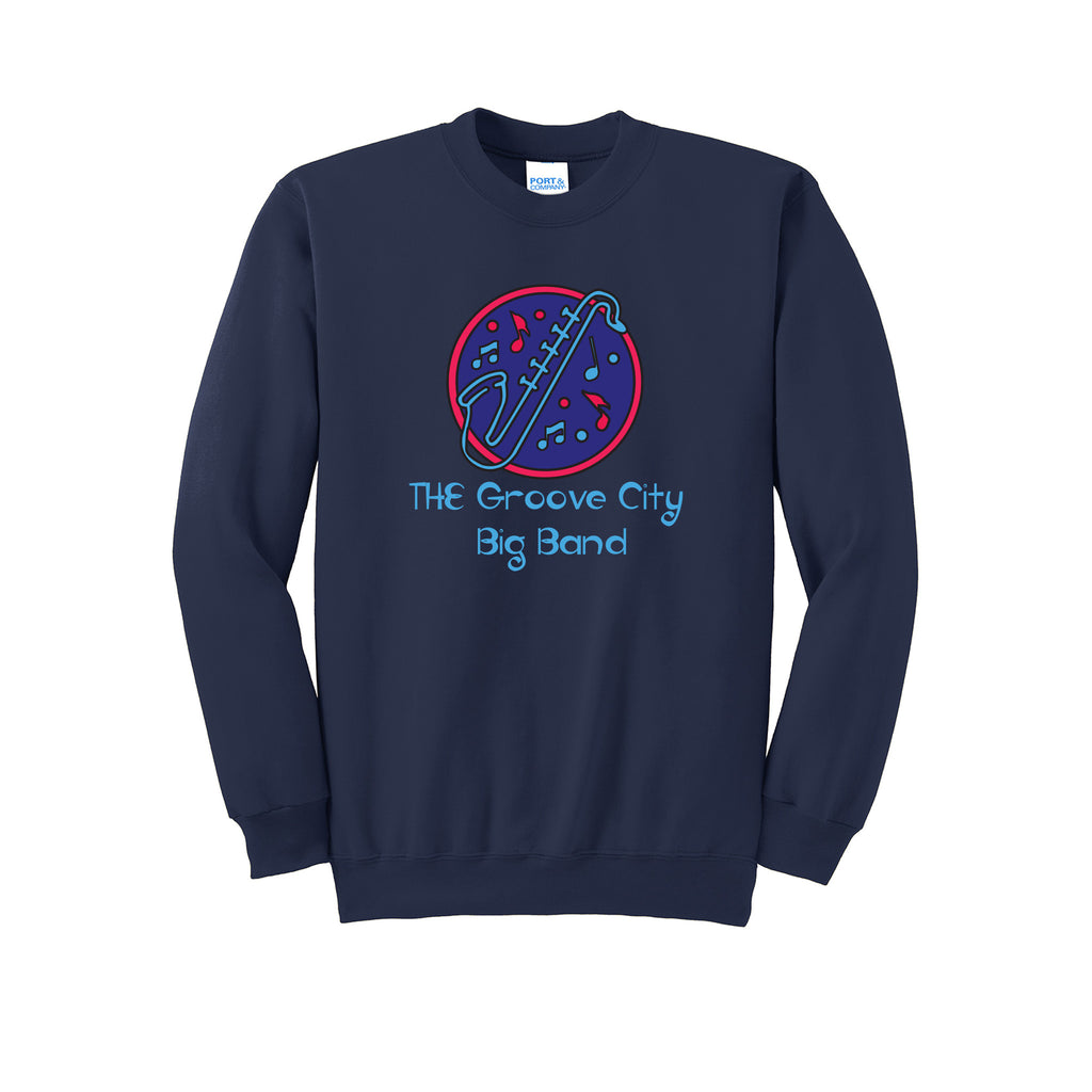 Groove City Band - Port & Company® Essential Fleece Crewneck Sweatshirt