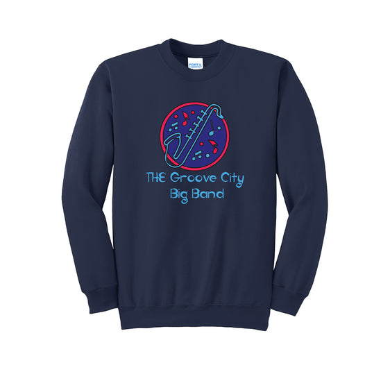 Groove City Band - Port & Company® Essential Fleece Crewneck Sweatshirt