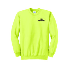 Muetzel - Port & Company® Essential Fleece Crewneck Sweatshirt FRONT ONLY