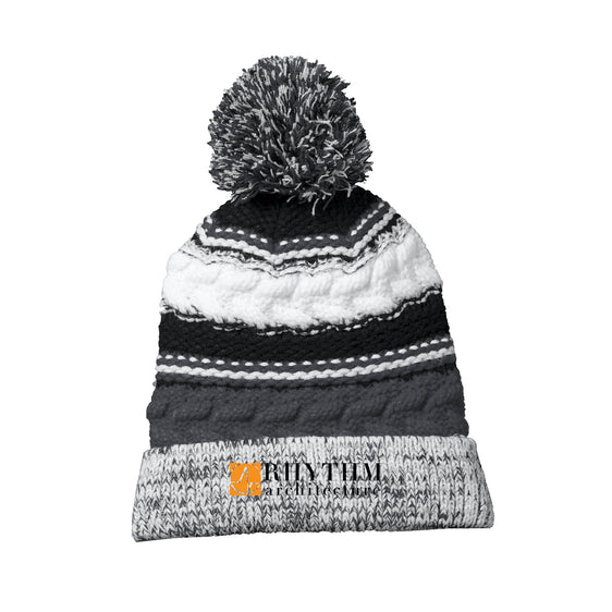 Rhythm Architecture - Sport-Tek® Pom Pom Team Beanie