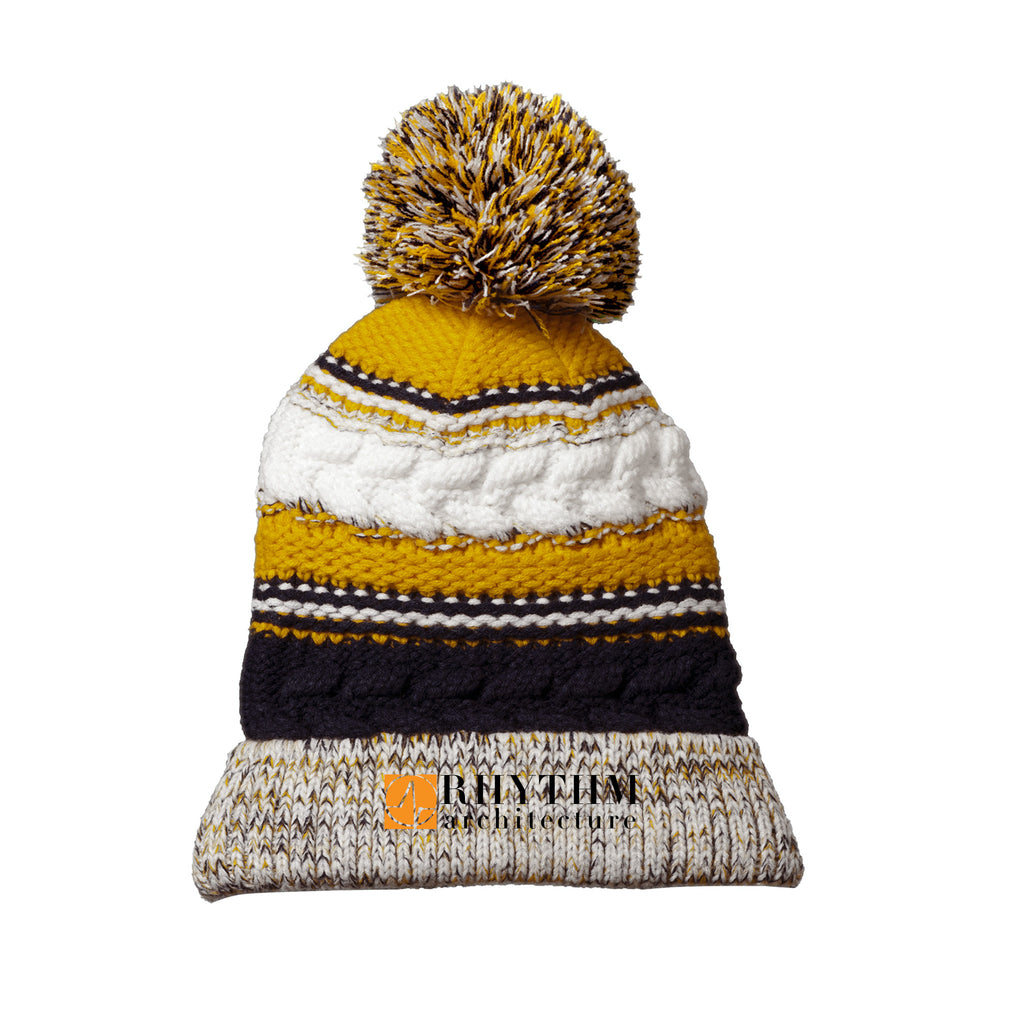 Rhythm Architecture - Sport-Tek® Pom Pom Team Beanie