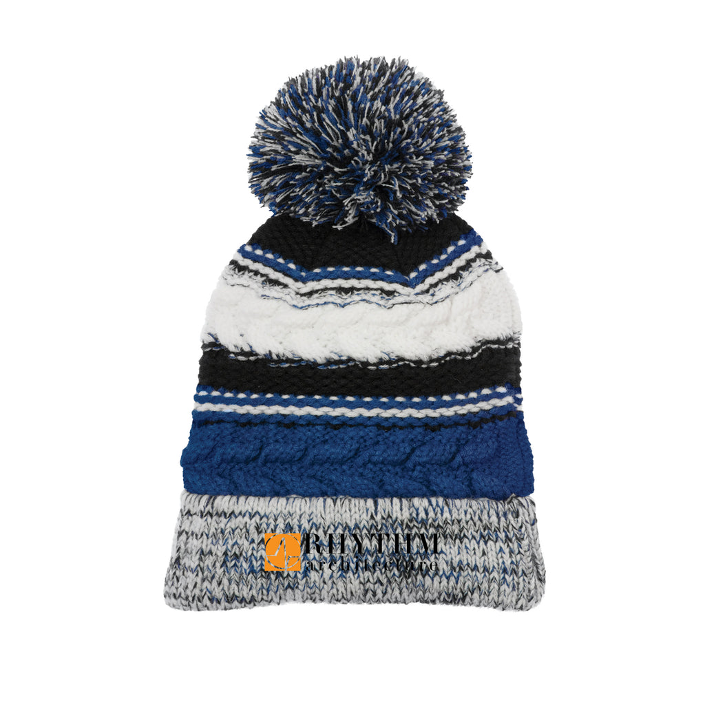 Rhythm Architecture - Sport-Tek® Pom Pom Team Beanie