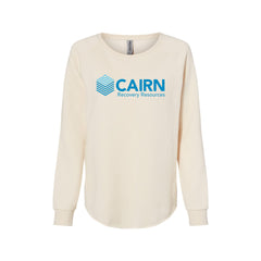 Cairn Recovery Resources - Independent Trading Co. - Women's California Wave Wash Crewneck Sweatshirt