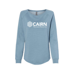 Cairn Recovery Resources - Independent Trading Co. - Women's California Wave Wash Crewneck Sweatshirt