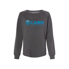 Cairn Recovery Resources - Independent Trading Co. - Women's California Wave Wash Crewneck Sweatshirt