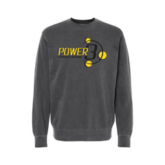 Power 3 - Independent Trading Co. - Midweight Pigment-Dyed Crewneck Sweatshirt