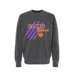 Big Katz Softball - Independent Trading Co. - Midweight Pigment-Dyed Crewneck Sweatshirt