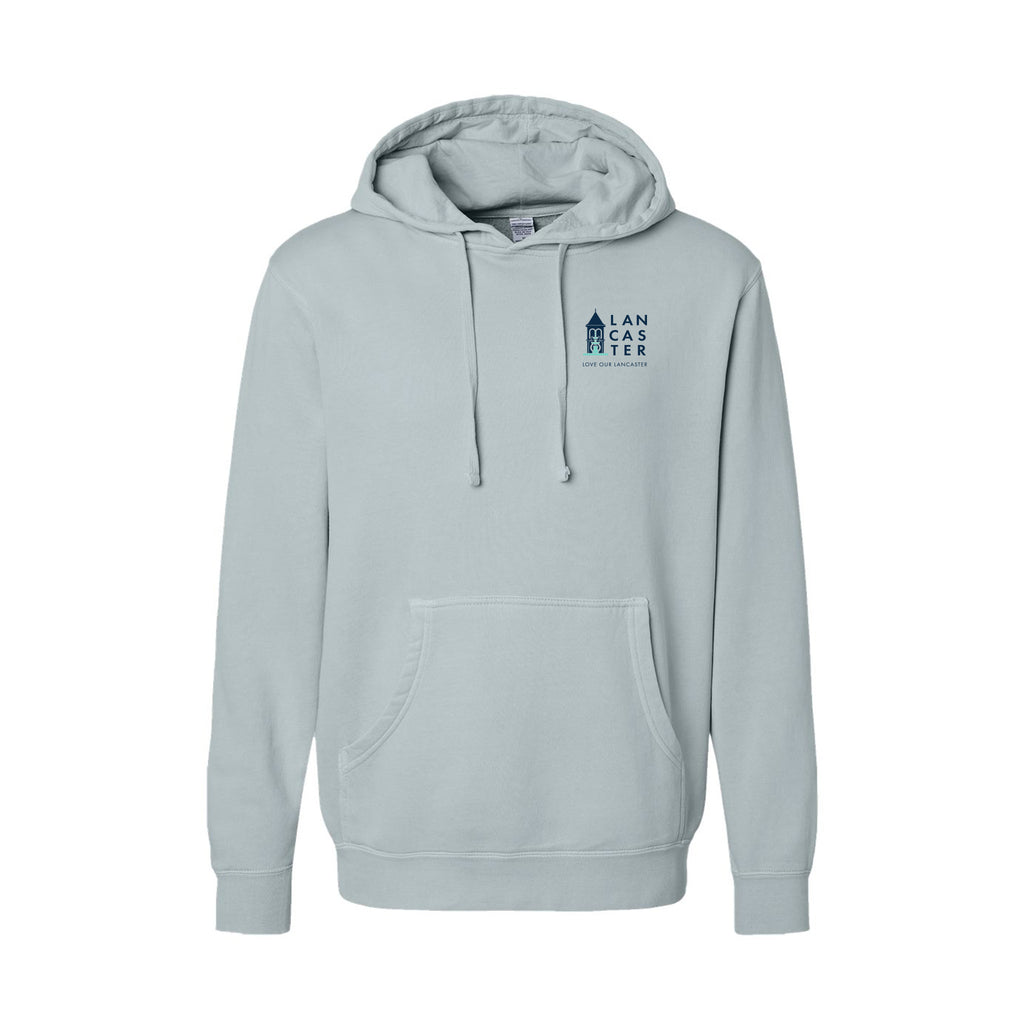 City of Lancaster - Unisex Midweight Pigment-Dyed Hooded Sweatshirt