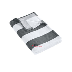 Fleet Response - Port Authority ® Value Cabana Stripe Beach Towel