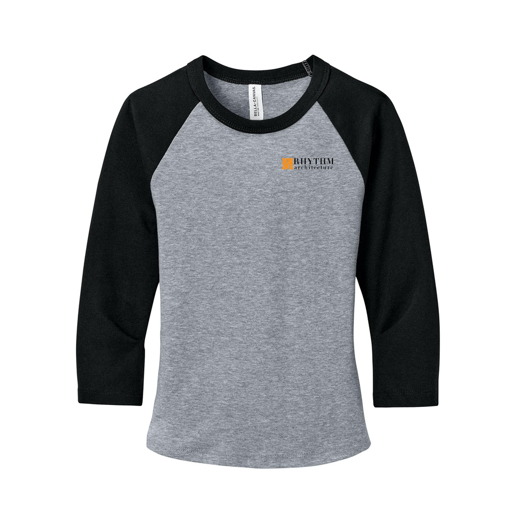 Rhythm Architecture - BELLA+CANVAS® Women’s Micro Rib 3/4 Raglan Baby Tee