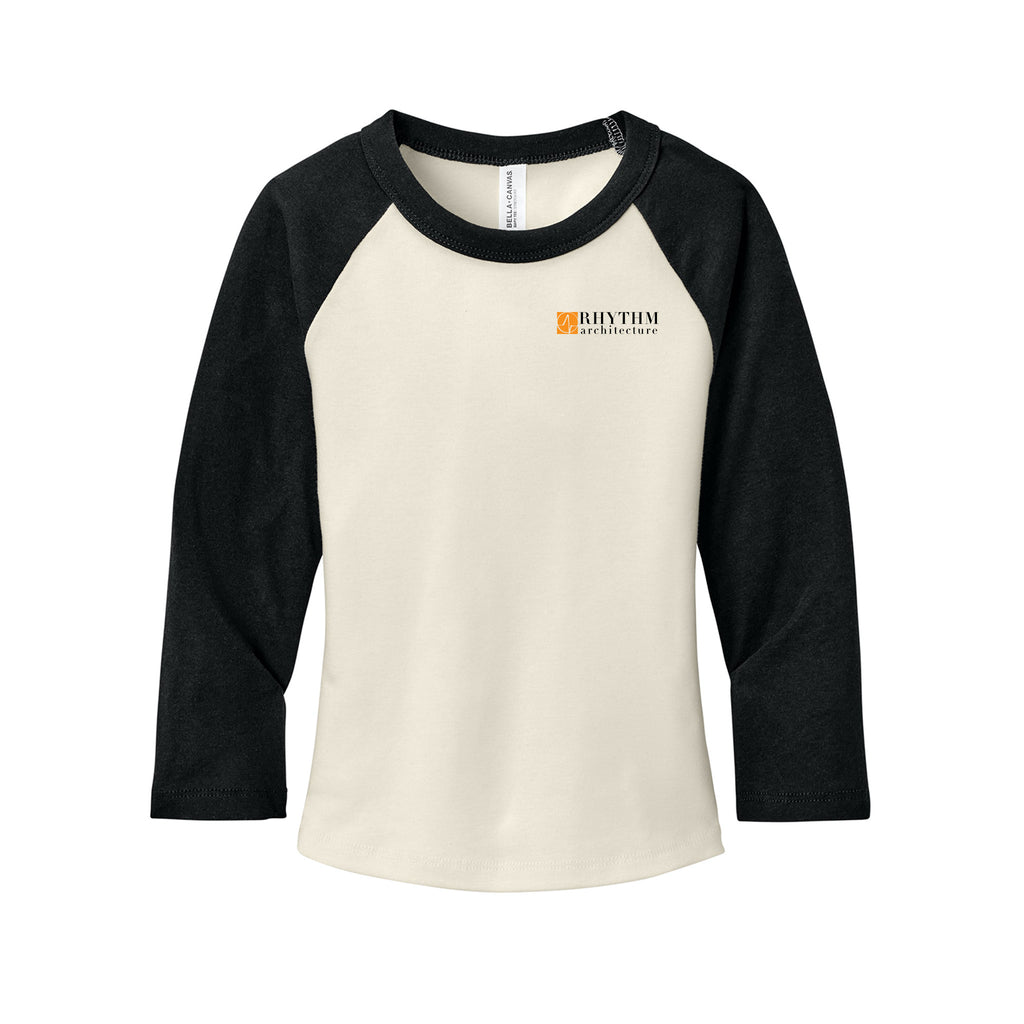 Rhythm Architecture - BELLA+CANVAS® Women’s Micro Rib 3/4 Raglan Baby Tee