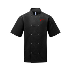 Carfagnas Back of House - Culinary - Unisex Ten Studded Front Short Sleeve Chef Coat