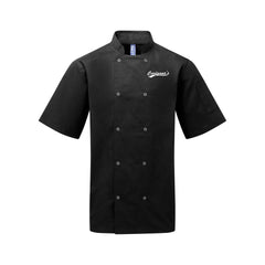 Carfagnas Back of House - Culinary - Unisex Ten Studded Front Short Sleeve Chef Coat