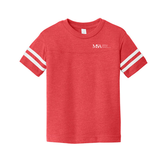 MSA Law Firm - Rabbit Skins™ Toddler Football Fine Jersey Tee