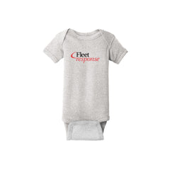 Fleet Response - Rabbit Skins™ Infant Short Sleeve Baby Rib Bodysuit