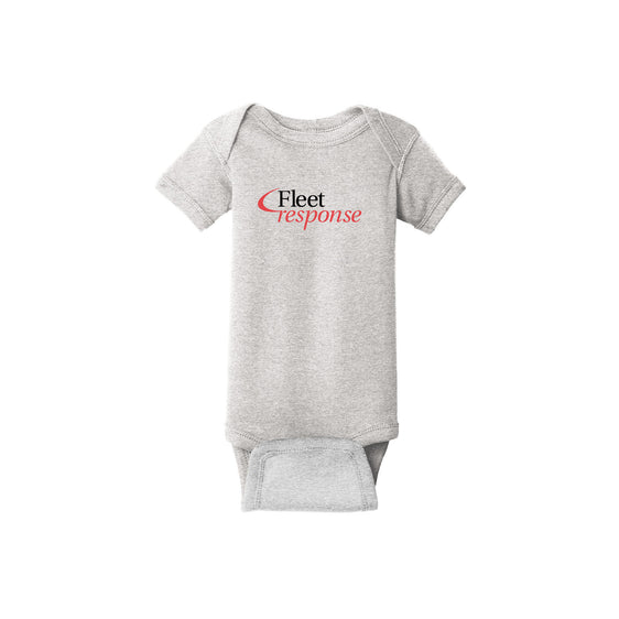 Fleet Response - Rabbit Skins™ Infant Short Sleeve Baby Rib Bodysuit