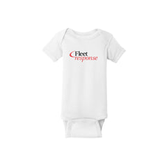 Fleet Response - Rabbit Skins™ Infant Short Sleeve Baby Rib Bodysuit
