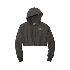 CASS - Champion® Women’s Reverse Weave® Cropped Cut-Off Hooded Sweatshirt