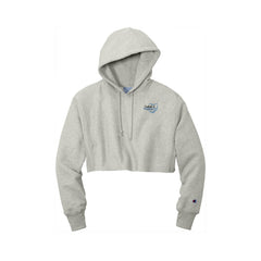 CASS - Champion® Women’s Reverse Weave® Cropped Cut-Off Hooded Sweatshirt