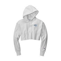 CASS - Champion® Women’s Reverse Weave® Cropped Cut-Off Hooded Sweatshirt