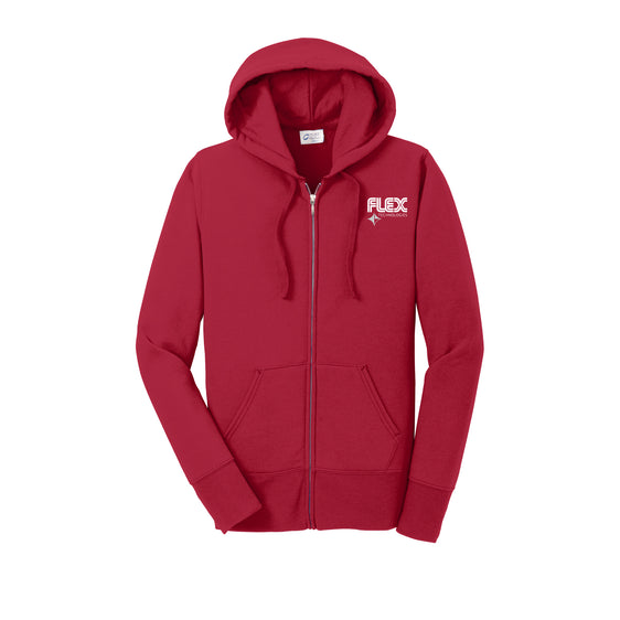 Flex Technologies - Port & Company® Ladies Core Fleece Full-Zip Hooded Sweatshirt