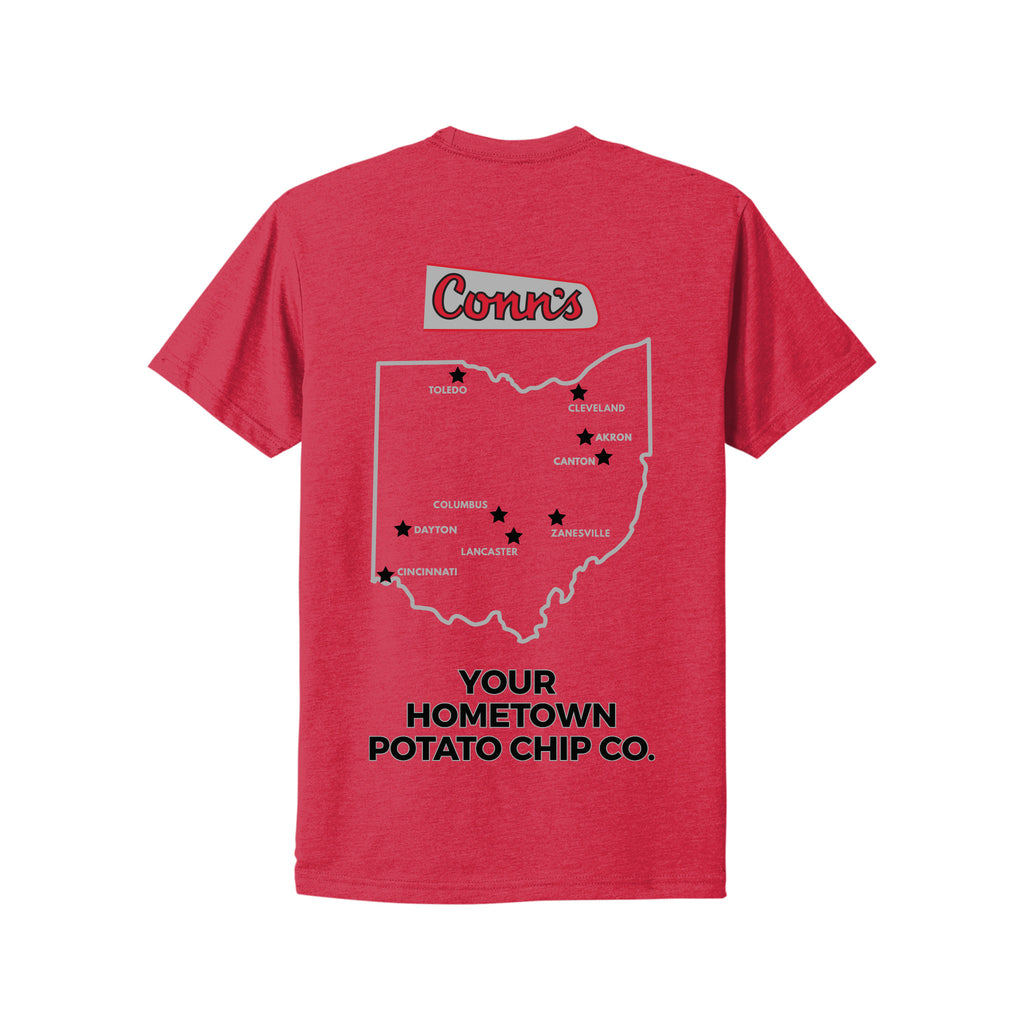 Conns - Next Level Apparel® Unisex CVC Tee - Red T-shirt
