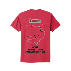 Conns - Next Level Apparel® Unisex CVC Tee - Red T-shirt