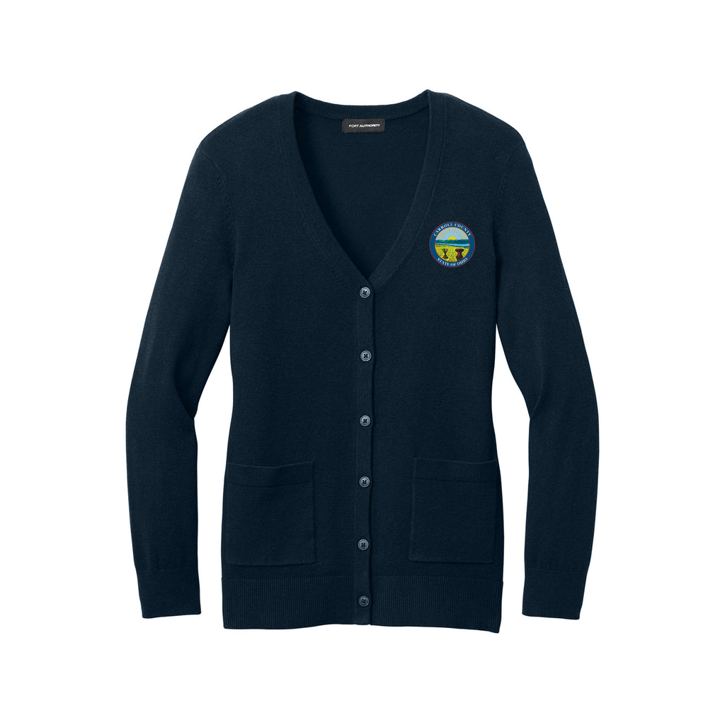 Carroll County - Port Authority® Women’s Easy Care Button-Up Cardigan Sweater