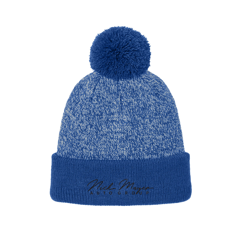 Nick Mayer Auto Group - Sport-Tek® Halftime Heather Pom Beanie
