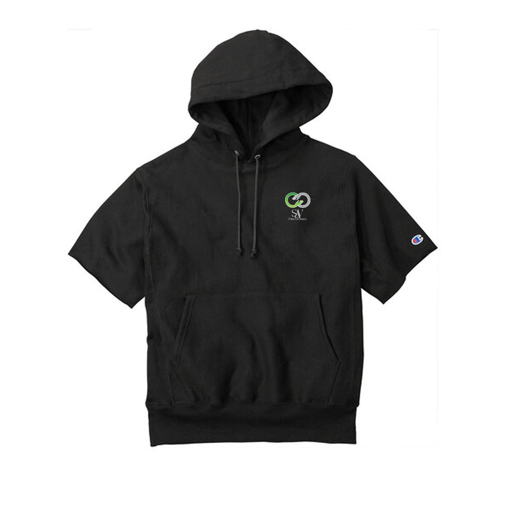 Solace at Vivians - Champion® Reverse Weave® Short Sleeve Hooded Sweatshirt