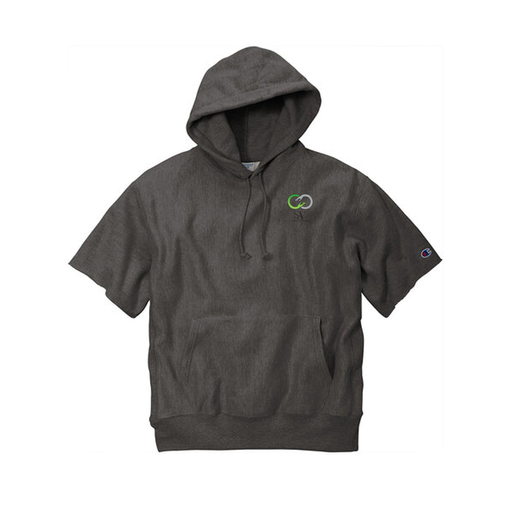 Solace at Vivians - Champion® Reverse Weave® Short Sleeve Hooded Sweatshirt