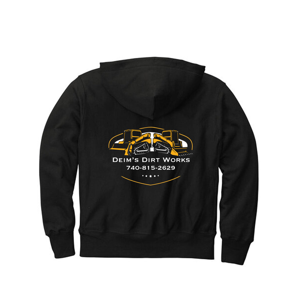 Deim's Dirt Works - Champion® Reverse Weave® Hooded Sweatshirt