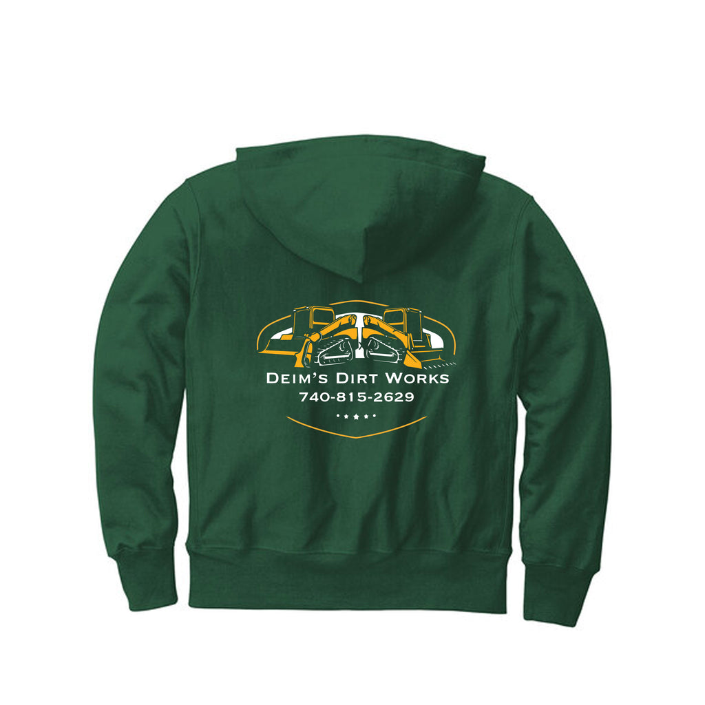 Deim's Dirt Works - Champion® Reverse Weave® Hooded Sweatshirt