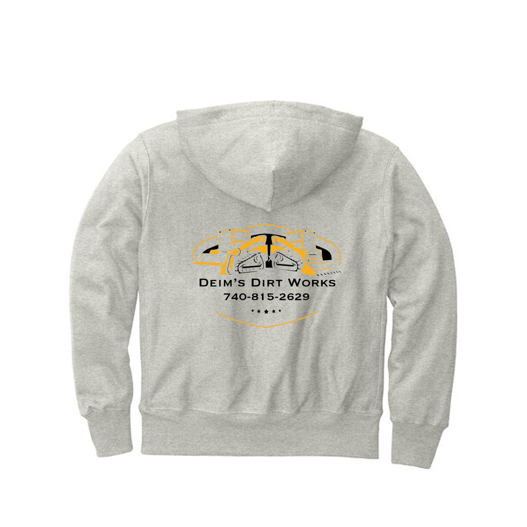 Deim's Dirt Works - Champion® Reverse Weave® Hooded Sweatshirt