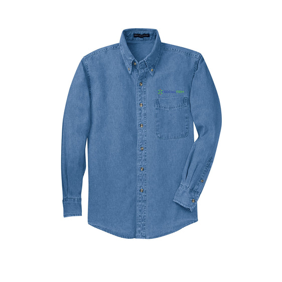 Social Firm - Port Authority® Long Sleeve Denim Shirt